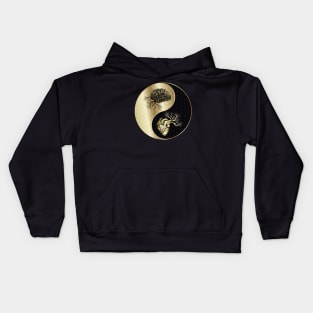 Harmony Of Heart And Mind - Yin Yang Kids Hoodie